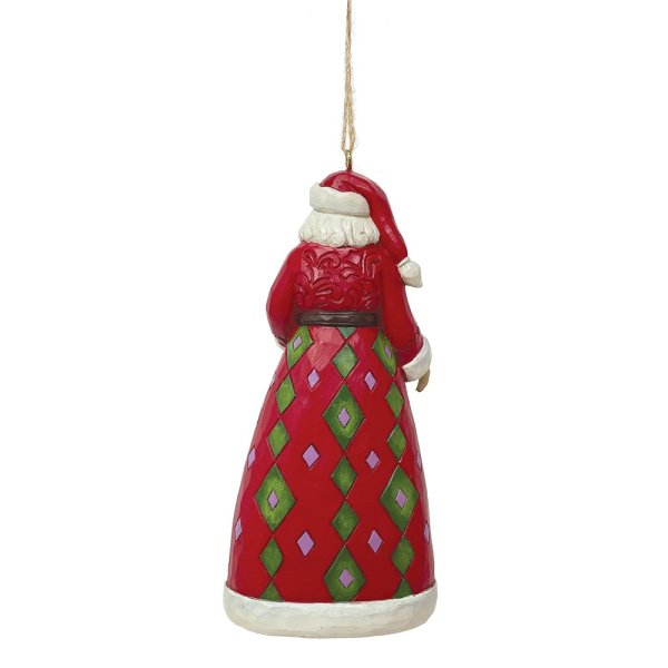 Little Town of Bethlehem Santa Hanging Ornament