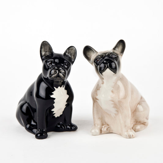 Quail French Bulldog Black/Fawn Salt And Pepper Set