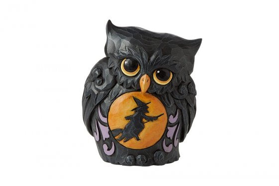 Halloween Owl Mini Figurine